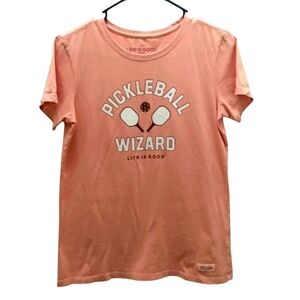 Life is Good Women's Pickleball Wizard Crusher tee